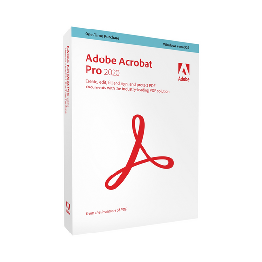 Adobe Acrobat Pro 2020 OEM (1 Nutzer - Dauerlizenz) MAC ESD