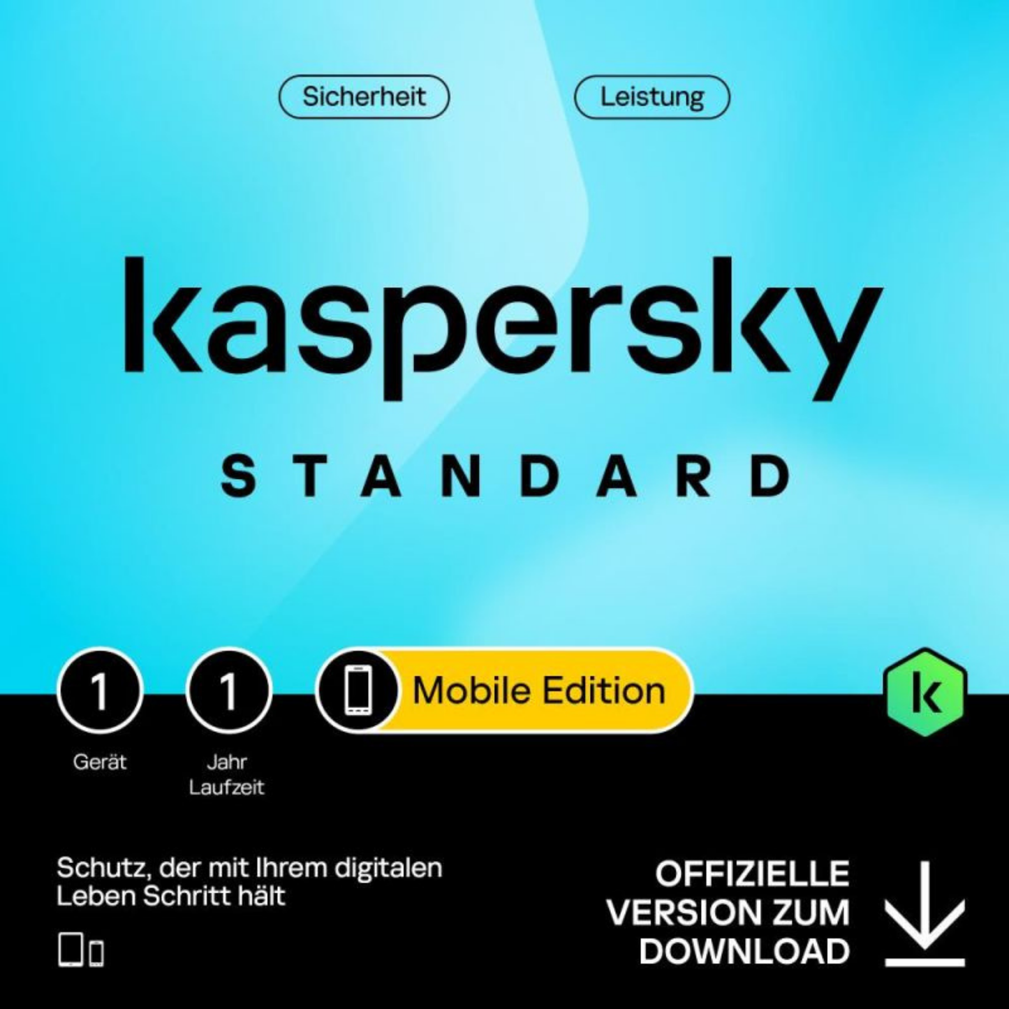 Kaspersky Mobile (1 Gerät - 1 Jahr) ESD