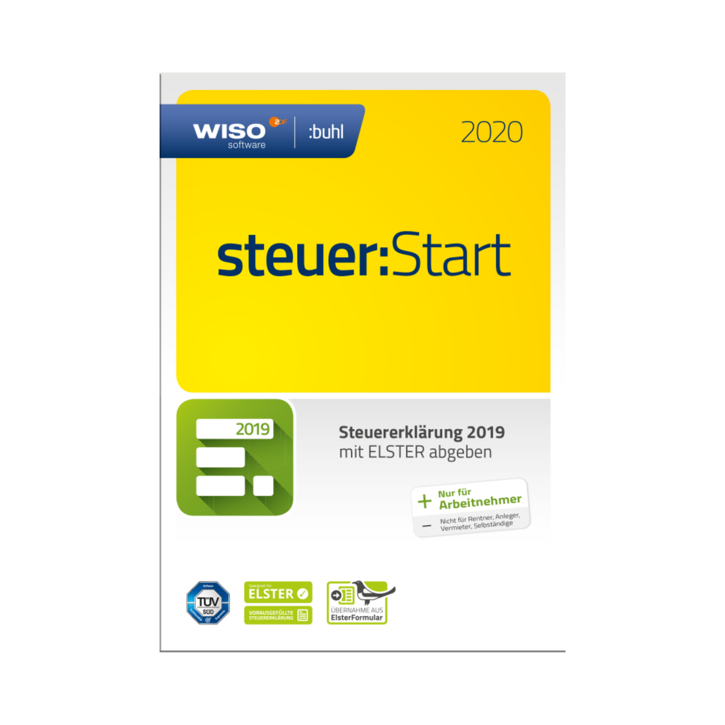 WISO steuer Start 2020 (für das Steuerjahr 2019)