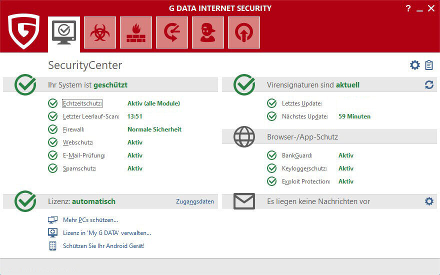 G Data Internet Security 3 Geräte 1 Jahr DACH ESD / OEM Key