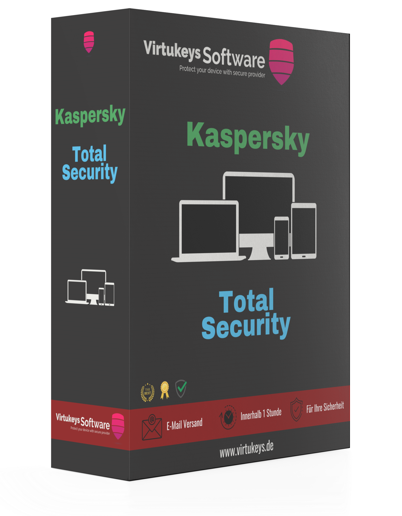 Kaspersky, Kaspersky Total Security, Kaspersky Total Security 2023,  Cyber Sicherheit, Cyber Security, VPN Schutz, Phising, Virtukeys, Virtukeys Software, www.virtukeys.de, Password Manager, Tool