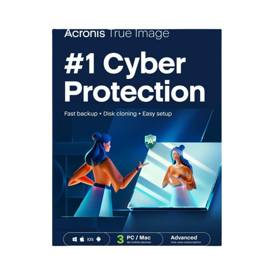 Acronis True Image Advanced (3 Geräte - 1 Jahr) 50 GB ESD