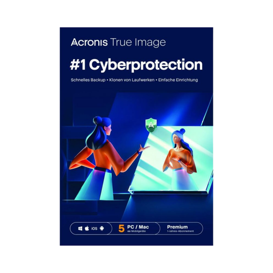 Acronis True Image Premium (5 Gerät - 1 Jahr) 1 TB ESD