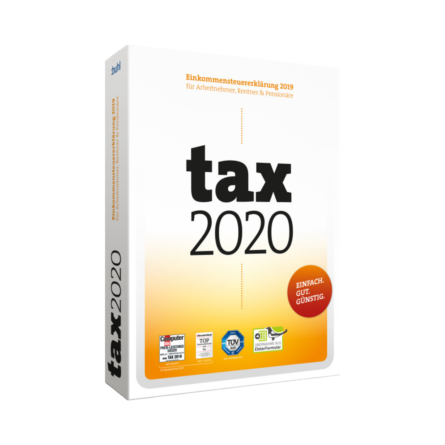 BUHL tax 2020 (für das Steuerjahr 2019) ESD