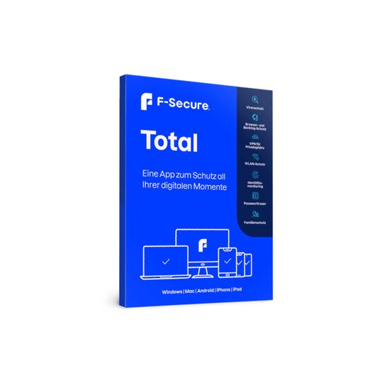 F-Secure Total (15 Geräte - 1 Jahr) ESD