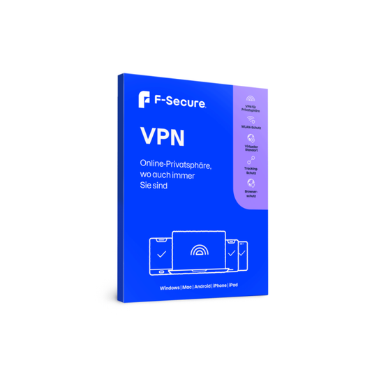 F-Secure VPN (5 Geräte - 1 Jahr) ESD