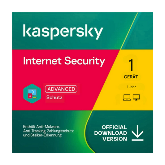 Kaspersky Internet Security 1 PC 1 Jahr