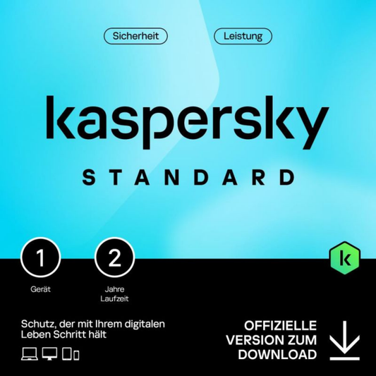 Kaspersky Standard (1 Gerät - 2 Jahre) DACH ESD