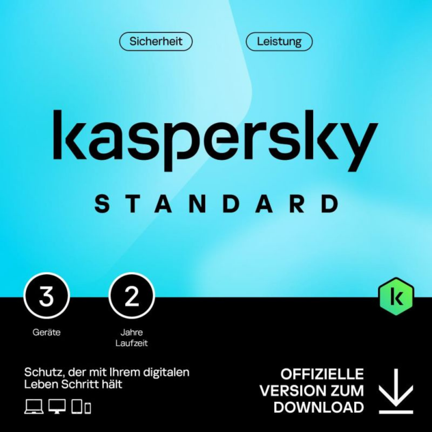 Kaspersky Standard (3 Geräte - 2 Jahre) DACH ESD