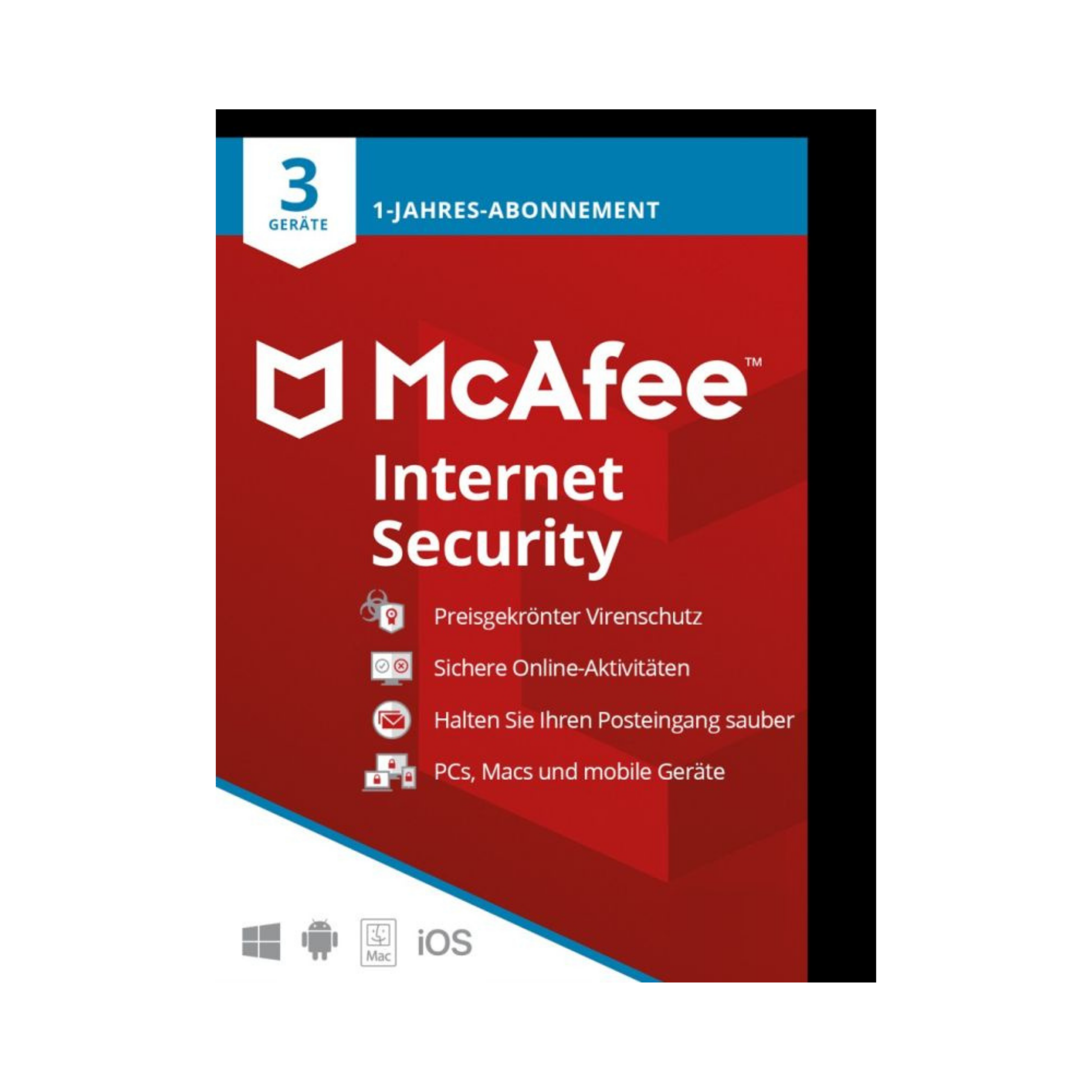 McAfee Internet Security (3 Geräte - 2 Jahre) ESD