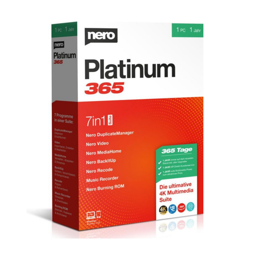 Nero Platinum 365 1 PC - 1 Jahr ESD