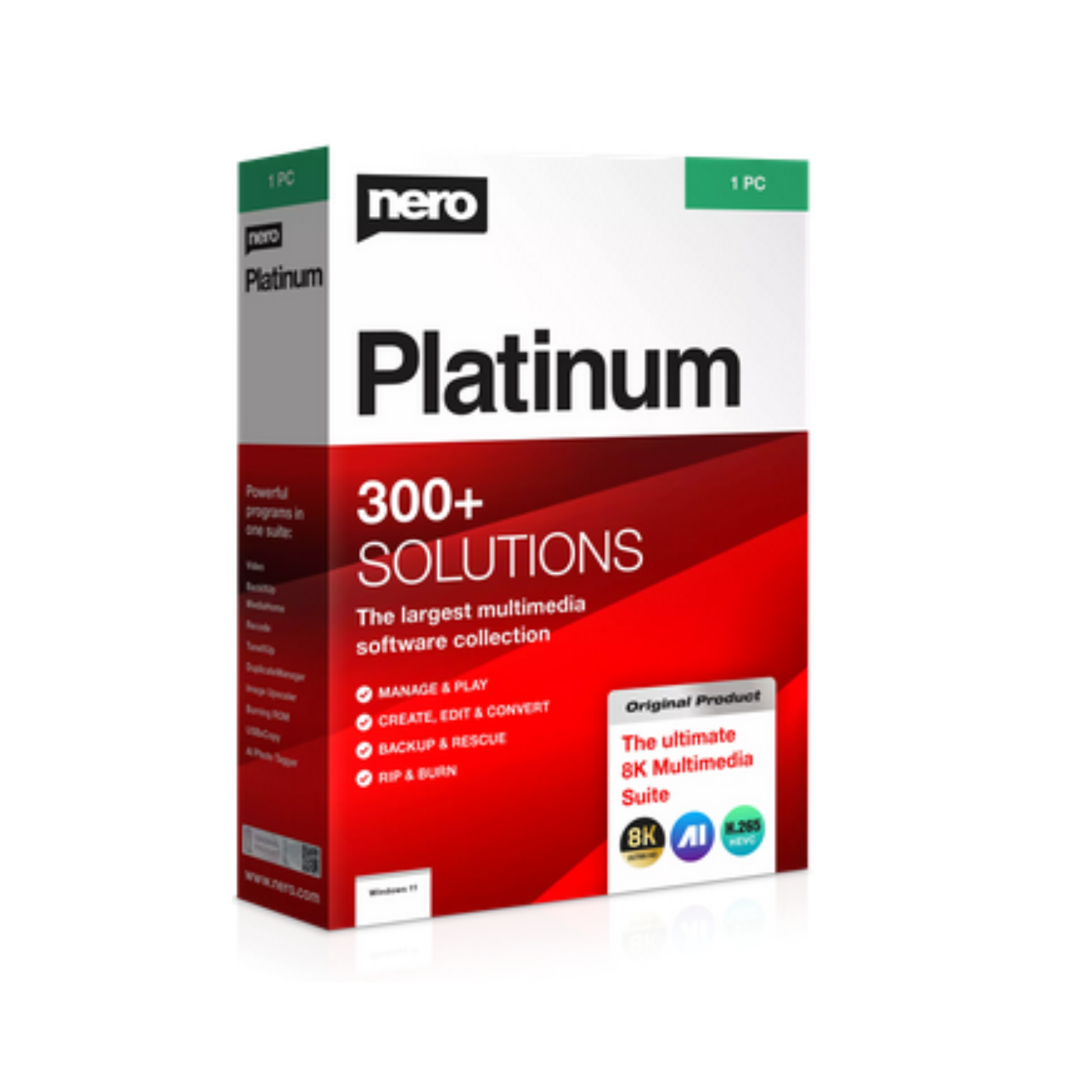 Nero Platinum Unlimited 2023 1 PC - Dauerlizenz ESD