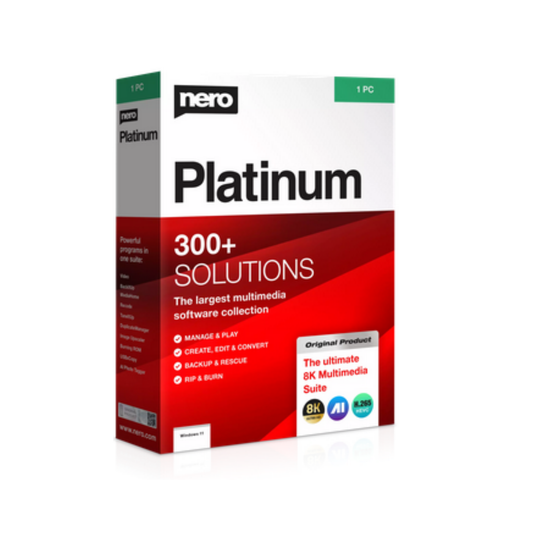 Nero Platinum Unlimited 2023 1 PC - Dauerlizenz ESD