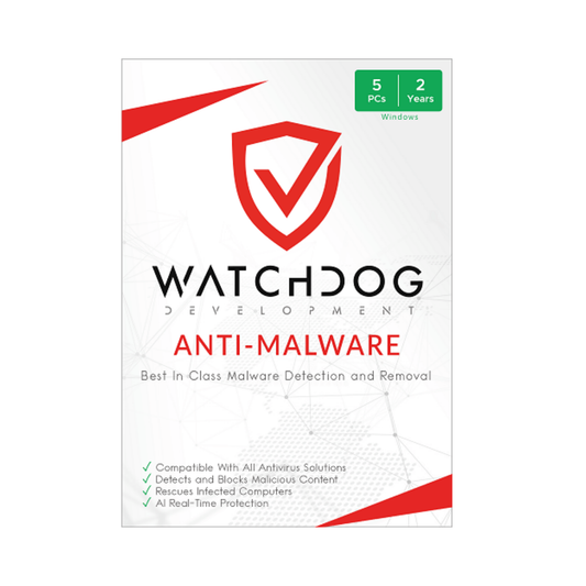 Watchdog Anti-Malware (5 PC - 2 Jahre) Vollversion
