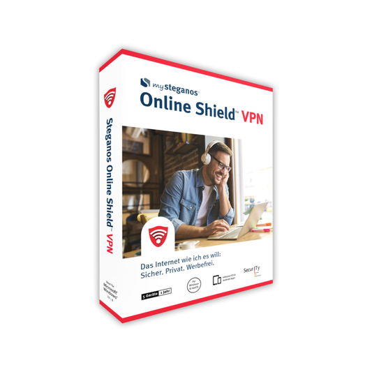 mySteganos Online Shield VPN (5 Geräte - 1 Jahr) ESD